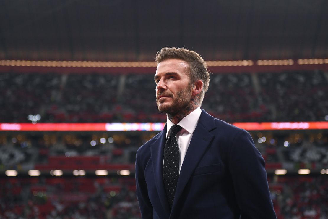 Beckham has been a high-profile ambassador of the Qatar World Cup.