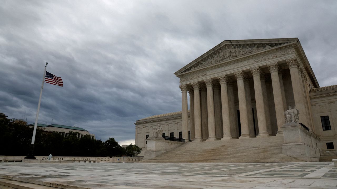 A view of the U.S. Supreme Court building on the first day of the court's new term in Washington, U.S. October 3, 2022. 