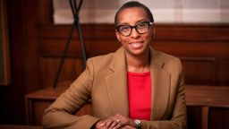 This photo provided by Harvard University shows Claudine Gay. Harvard University announced Thursday, Dec. 15, 2022, that Gay will become its 30th president, making her the first Black person to lead the Ivy League school and only the second woman. (Stephanie Mitchell/Harvard University via AP)