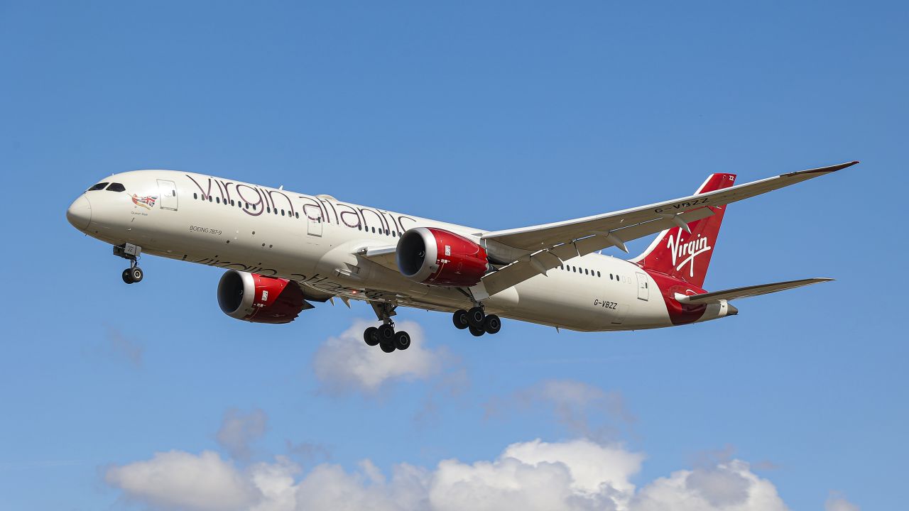 Virgin Atlantic Boeing 787 RESTRICTED