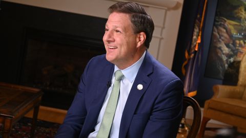 New Hampshire Gov. Chris Sununu sits for an interview with CNN's Dana Bash.