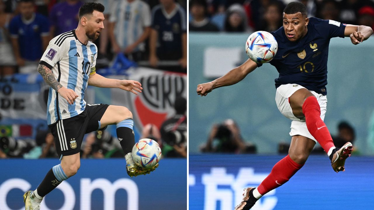 Lionel Messi vs Kylian Mbappe: Argentina and France's best and