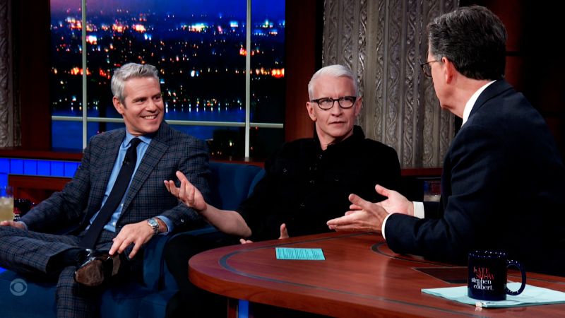 Anderson Cooper and Andy Cohen discuss dating apps with Colbert | CNN Business