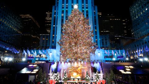 Rockefeller Center Christmas Tree View for 2022. Many Christmas traditions have their roots in pagan celebrations.