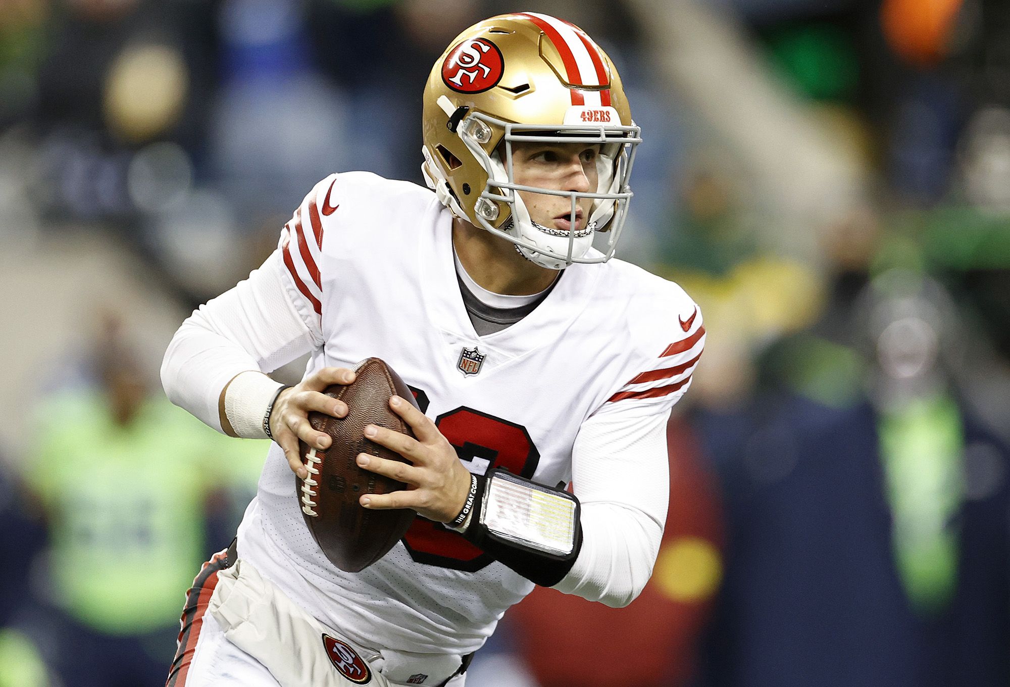 Brock Purdy: San Francisco 49ers clinch NFC West with win over Seattle  Seahawks as rookie quarterback impresses again