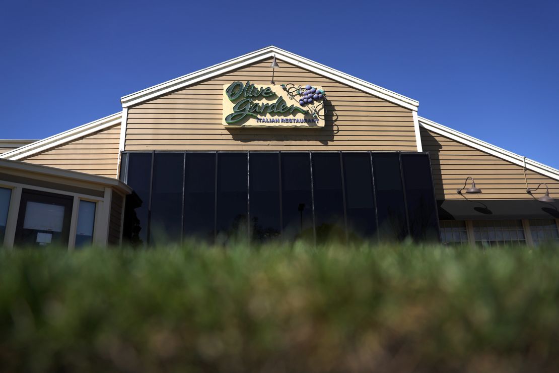 Olive Garden's parent company said high lettuce costs had a $4-$5 million impact in the quarter ending November 27.