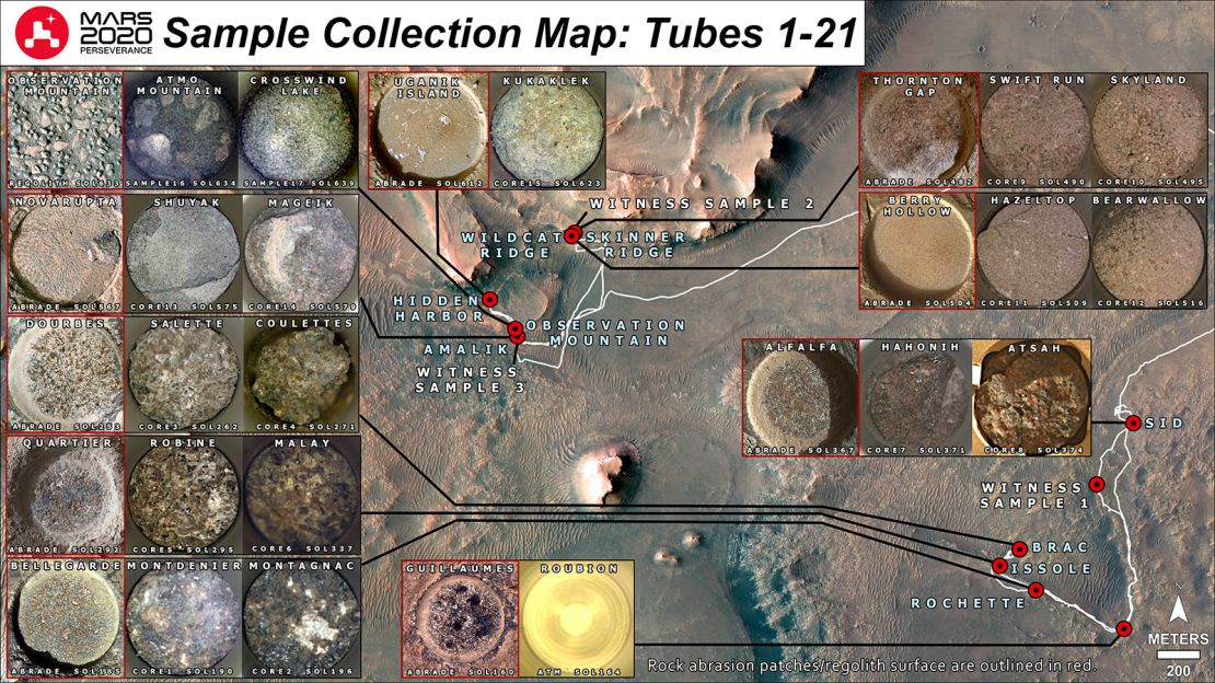 nasa mars map detailed