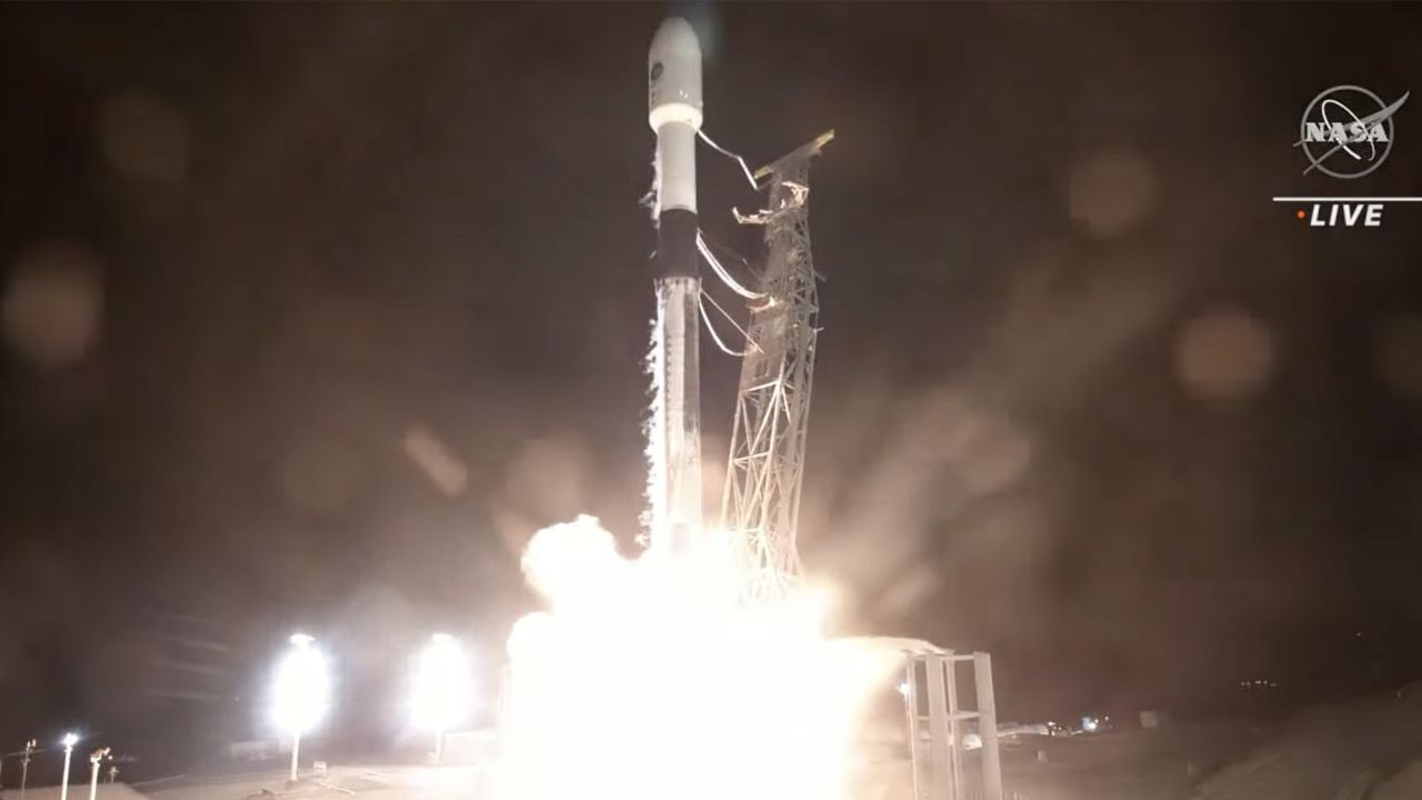 The SWOT satellite launched from California early Friday morning. 