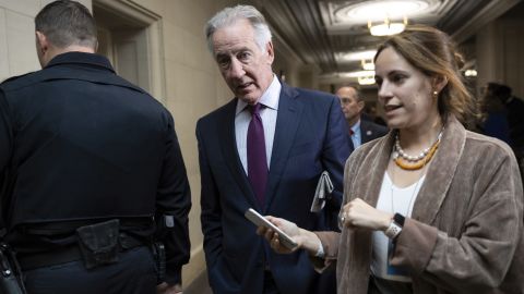 House Ways and Measn chairman Richard Neal arrives for the House Democratic Caucus leadership elections on Capitol Hill on November 30, 2022.