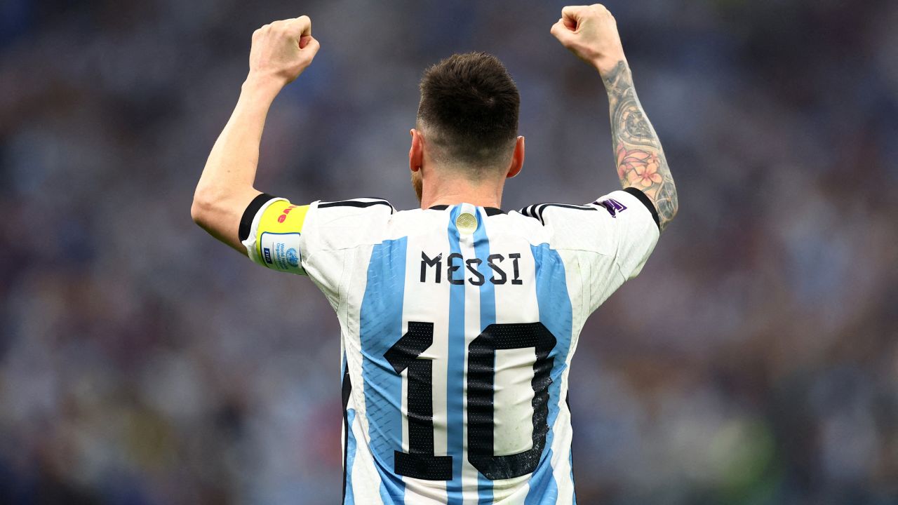 Lionel Messi Argentina Three Star 22/23 Home Jersey - Mik Shop