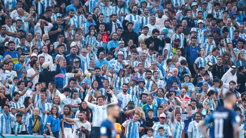 Argentinian fans are expected to outnumber French fans in the Lusail Stadium on Sunday.