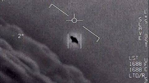 This image from video provided by the Department of Defense shows an unexplained object from 2015. The All-domain Anomaly Resolution Office is investigating hundreds of reports of similar unidentified anomalous phenomena.
