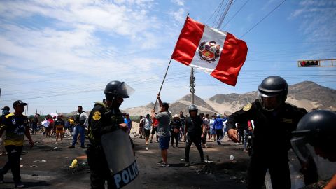 At least 20 people have died in the unrest in Peru and at least 340 people have been injured.