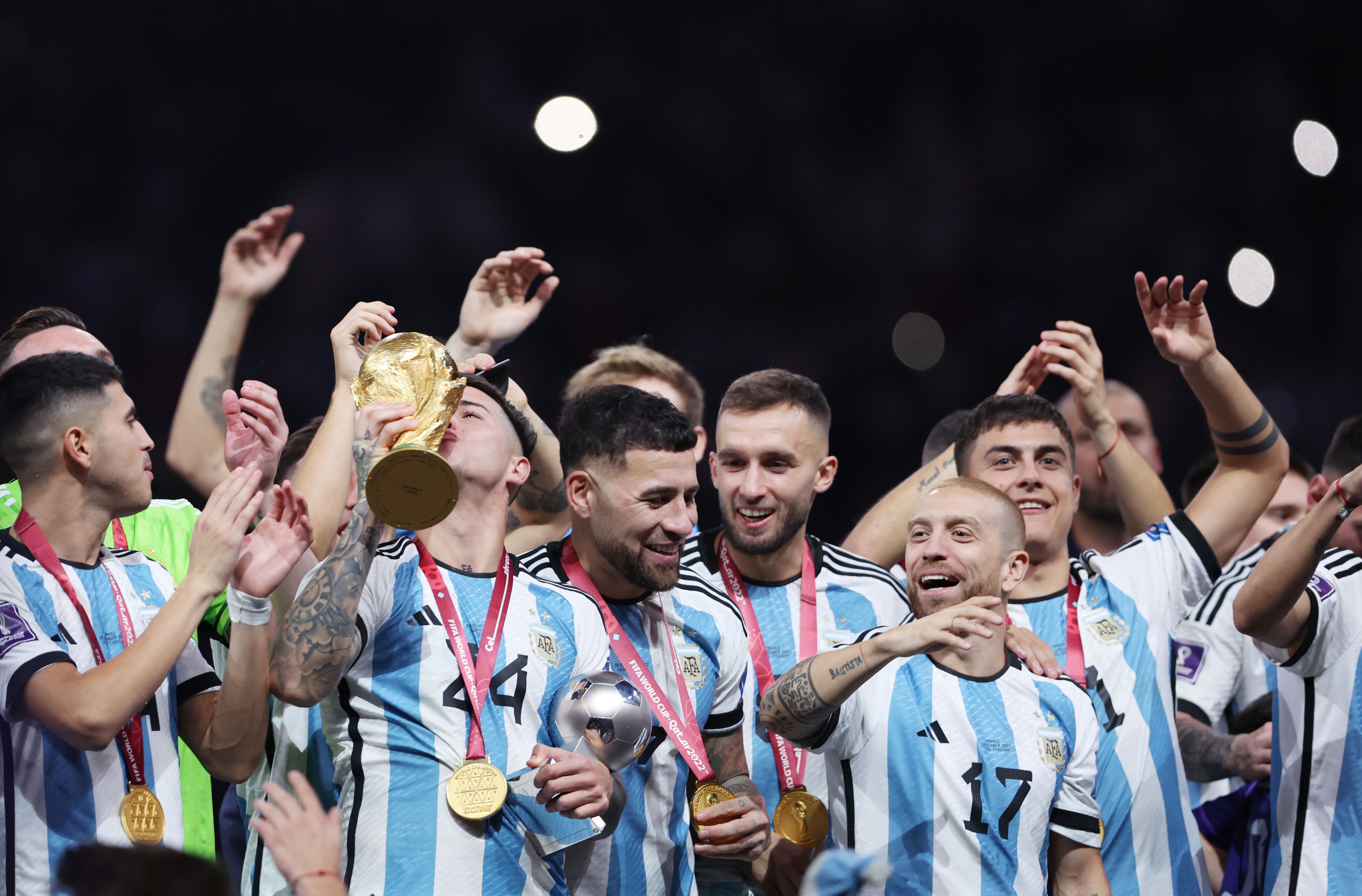 Argentina's players struggle to find words to sum up World Cup triumph