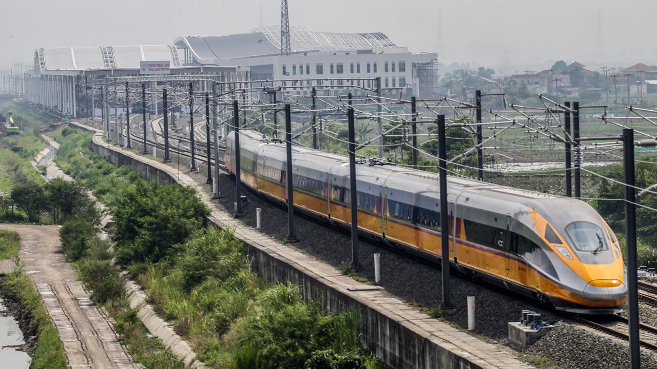 The new Jakarta Bandung train will cut domestic journey times in Indonesia. 