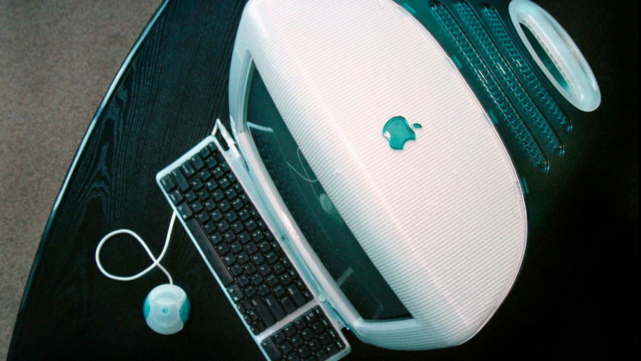 Apple's 1998 iMac, rendered in translucent, juicy colors and sporting a bulbous profile, was the height of technology and style. 