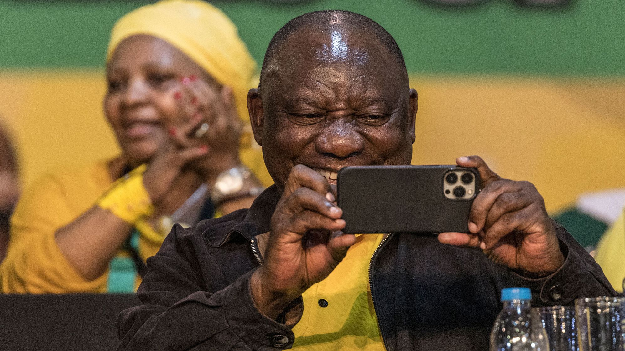 Ramaphosa, pictured on December 19, 2022, first became South Africa's leader in 2018.