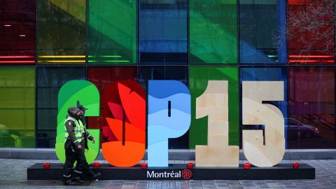 The UN's COP15 biodiversity summit was held at the Palais de Congres in Montreal.