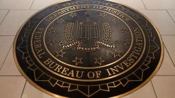 The Federal Bureau of Investigation seal is seen at FBI headquarters in Washington, U.S. June 14, 2018.    REUTERS/Yuri Gripas