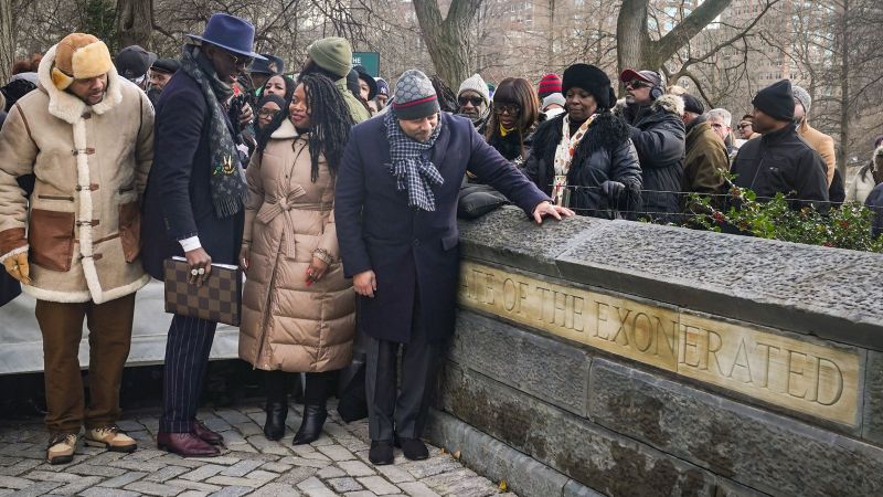 A Central Park entrance named for the exonerated ‘Central Park Five’ is unveiled | CNN