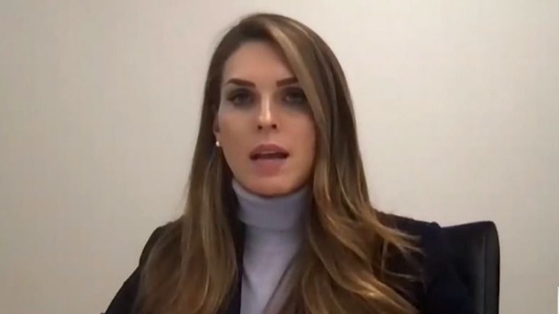Watch: Hope Hicks describes conversation with Trump in newly released video | CNN Politics