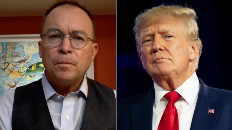 Watch: Mick Mulvaney says Trump team should be worried about this criminal referral | CNN Politics