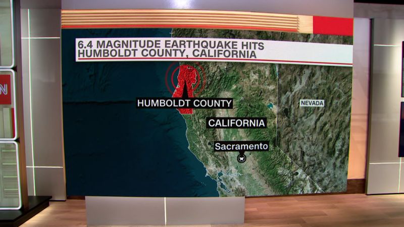 6.4 magnitude earthquake rocks Northern California county | CNN
