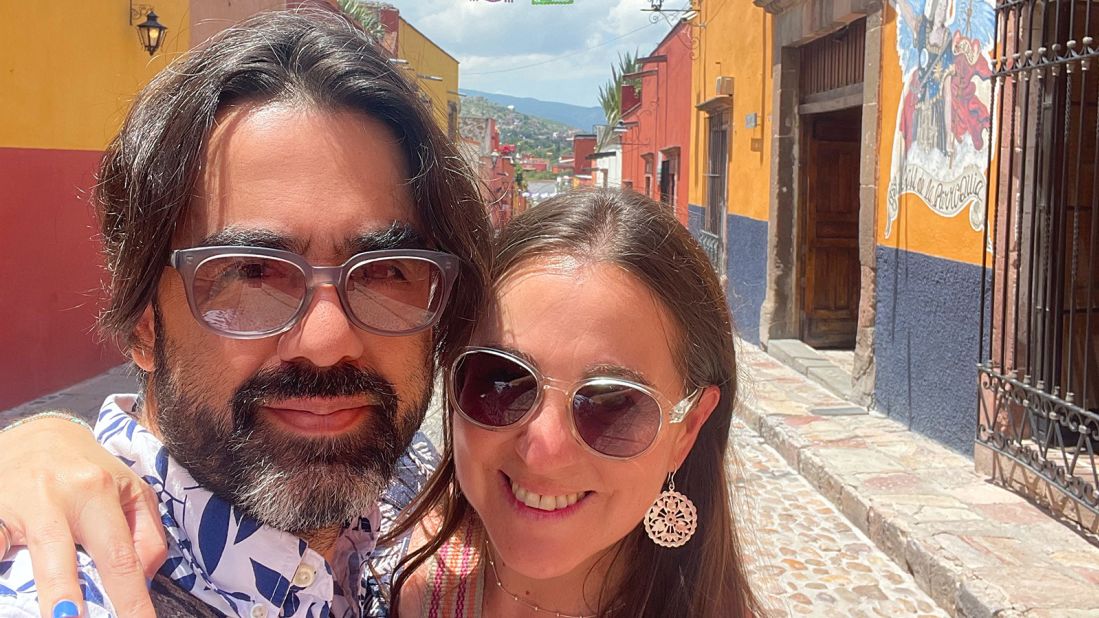 <strong>Celebrating their relationship: </strong>Mauricio and Catalina, pictured here on vacation in Mexico, always celebrate their relationship on Christmas Day. "We always recall that was the day our relationship started," says Catalina.