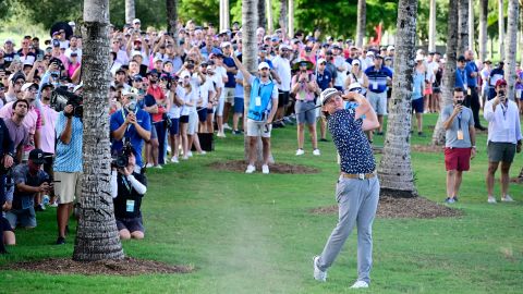 Smith in action at the LIV Golf Invitational Miami in October.