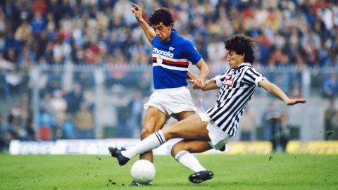 Gianluca Vialli is an icon in Sampdoria.