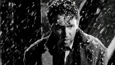 James Stewart as George Bailey in the holiday classic,