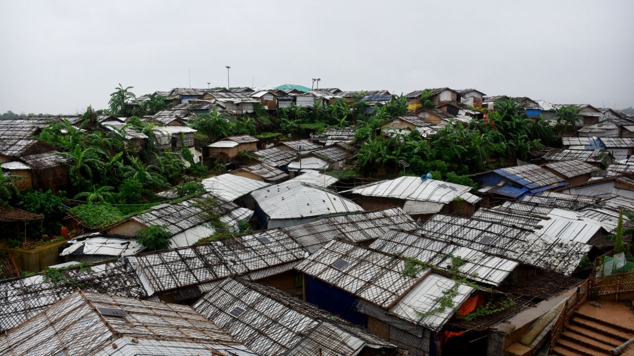 A Rohingya refugee camp in Cox's Bazar, Bangladesh, on August 24, 2022. 