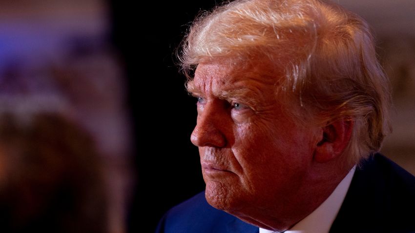 FILE - Former President Donald Trump speaks to guests at Mar-a-lago on Election Day, Tuesday, Nov. 8, 2022, in Palm Beach, Fla. The Democratic-controlled House Ways and Means Committee is expected to vote Tuesday, Dec. 20, on whether to publicly release years of Trump's tax returns — returns that Trump has tried desperately to shield.