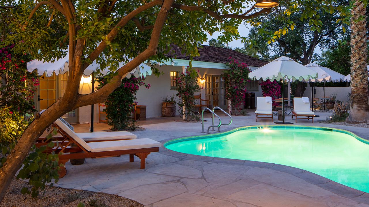 <strong>Casa Cody, Palm Springs, California:</strong> Though the hotel was built in the 1920s, it has been completely transformed and relaunched in 2022 with stylish new rooms, villas and a poolside eatery.