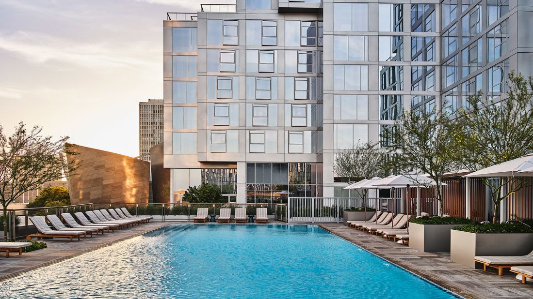 <strong>Conrad Los Angeles, California:</strong> The Frank Gehry-designed Conrad features 305 plush rooms framed by floor-to-ceiling windows overlooking the City of Angels.