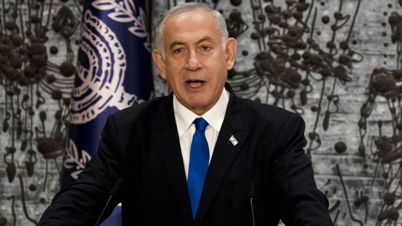 Benjamin Netanyahu informs the Israeli president that he has formed the government