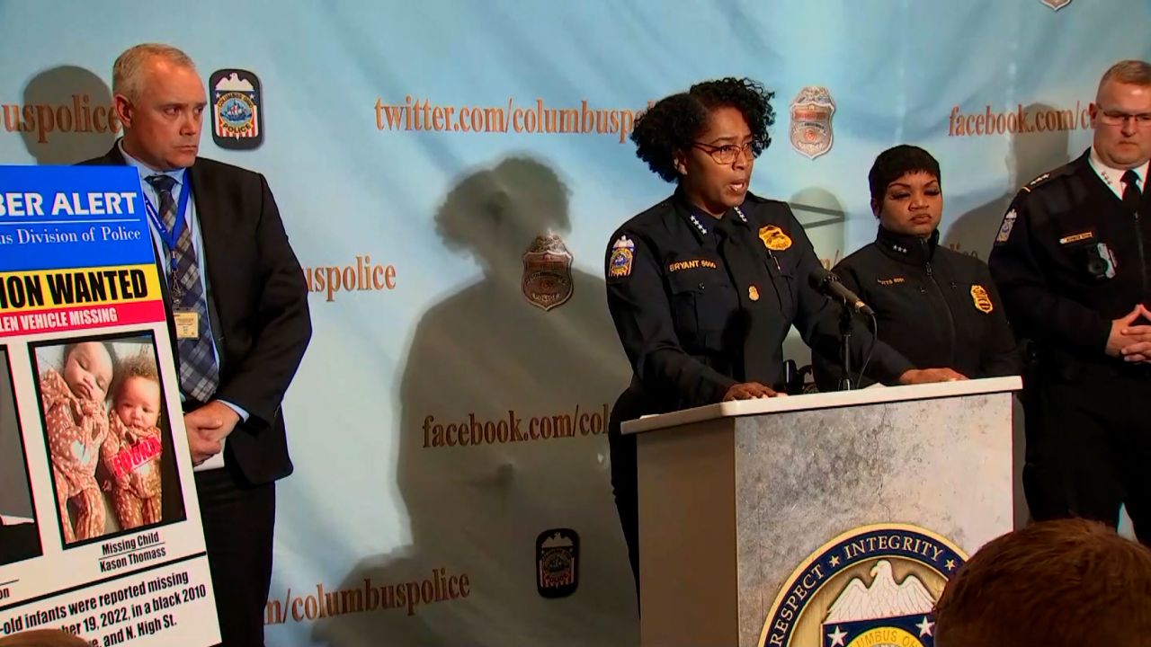 Columbus Police Chief Elaine Bryant speaks during a news conference Tuesday.