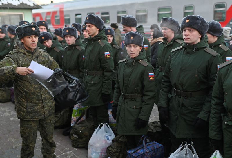 Russians buy boots and body armor for the troops, as the Kremlin