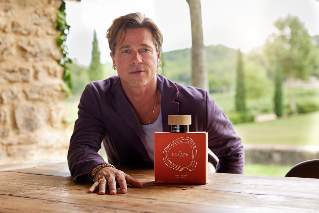 Brad Pitt was one of handful of A-list male celebs who launched splashy new skin care lines this year.