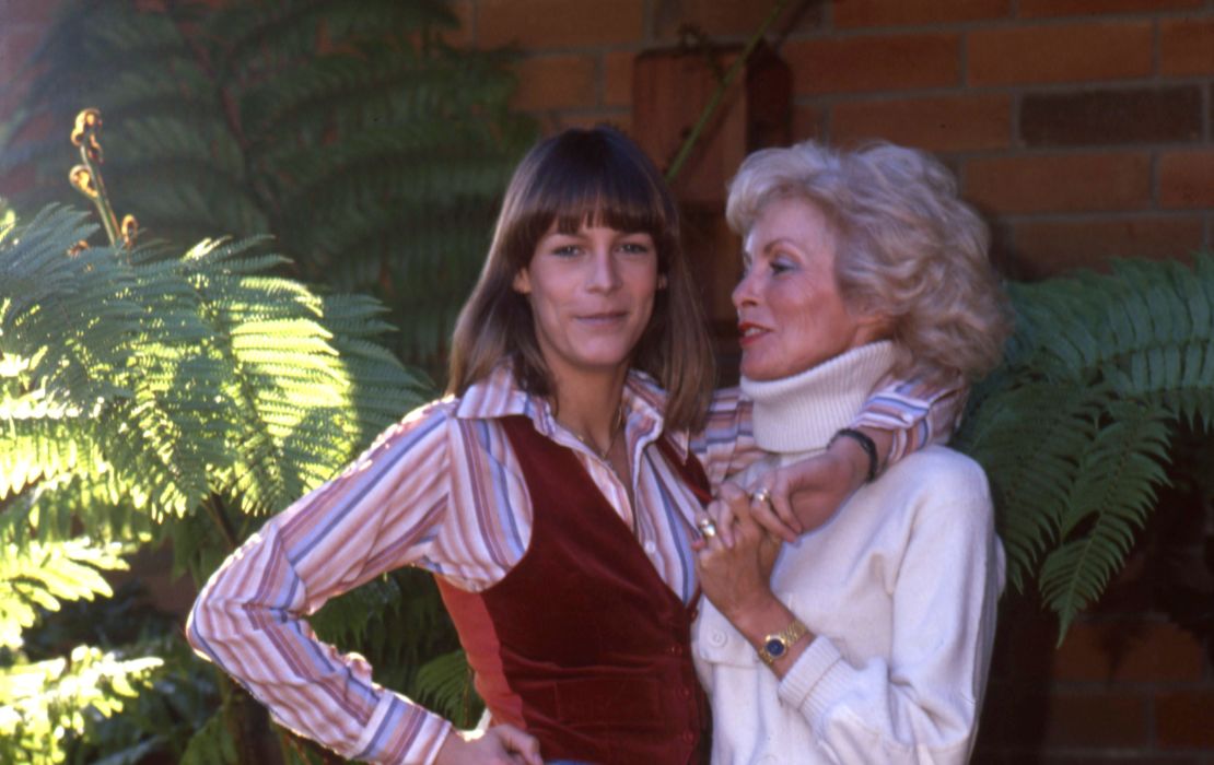 Actress Jamie Lee Curtis and her mother, actress Janet Leigh, pose for a portrait session in 1979 in Los Angeles.