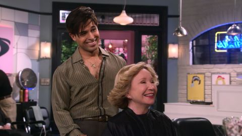 Wilmer Valderrama, left, returns as Fez, seen here with Debra Jo Rupp as Kitty on 'That '90s Show.'