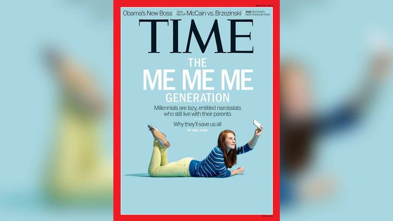 This Time cover from 2013 reinforced stereotypes about millennials as entitled and self-absorbed.