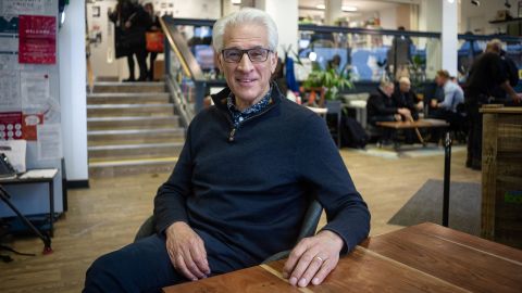 Steve Chalke, fondateur de l'Oasis Centre, au hub de Waterloo, Londres, le 1er décembre.