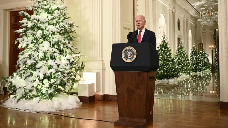 Biden emphasizes national unity in Christmas address | CNN Politics