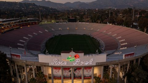 The Rose Bowl in Pasadena, California is the stadium that should start things off 