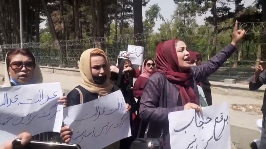 Mujeres afganas protestas 2