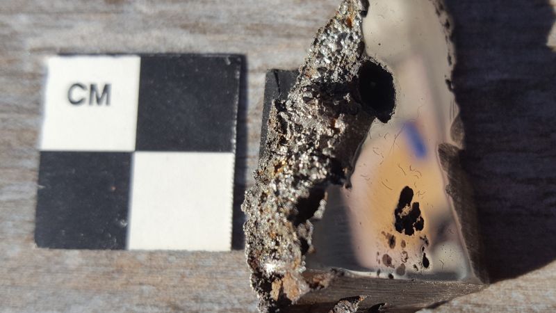 A 15-metric ton meteorite crashed in Africa. Now 2 new minerals have been found in it – CNN