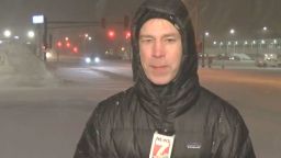 A video of Mark Woodley, a disgruntled sports reporter dispatched to cover the winter storm, has gathered over 20 million views on Twitter.