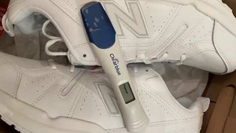 Jill told Matt she was pregnant with a gift of "Dad shoes."