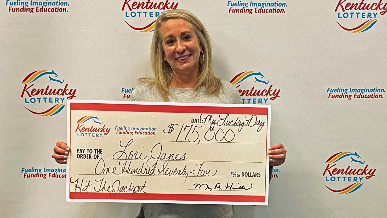 Lori Janes won a $175,000 Kentucky Lottery prize after taking home $25 worth of lottery tickets at her office gift exchange.